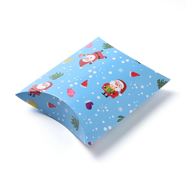 

PandaHall Christmas Gift Card Pillow Boxes, for Holiday Gift Giving, Candy Boxes, Xmas Craft Party Favors, Blue, 16.5x13x4.2cm Paper Pillow...