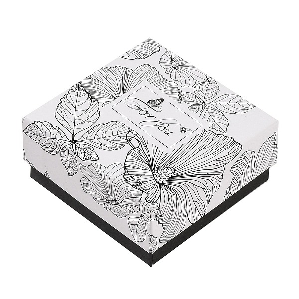 Flower Print Cardbo… - image