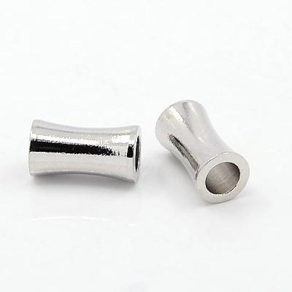 

PandaHall Brass Beads, Tube, Platinum, 9x5mm, Hole: 3mm Brass Tube