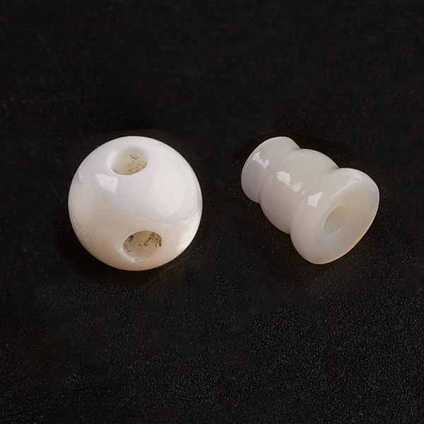 Natural White Shell Beads