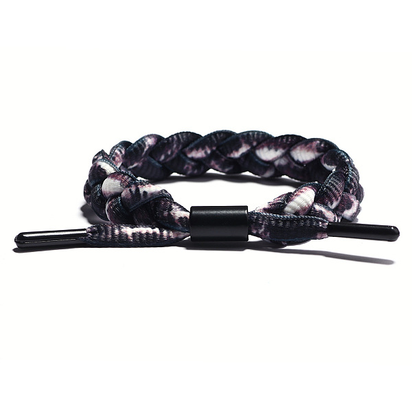 

PandaHall Adjustable Polyester Cord Braided Bracelets, with Alloy Findings, Colorful, 6-3/4 inch(17cm) Polyester