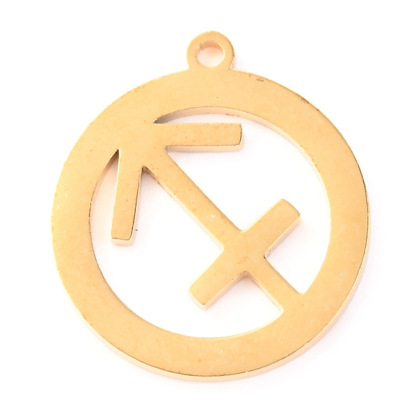 

PandaHall 304 Stainless Steel Pendants, Constellation, Sagittarius, 18x16x1.1mm, Hole: 1.2mm Stainless Steel Sagittarius