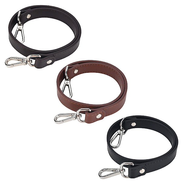 3Pcs 3 Colors Pu Le… - image