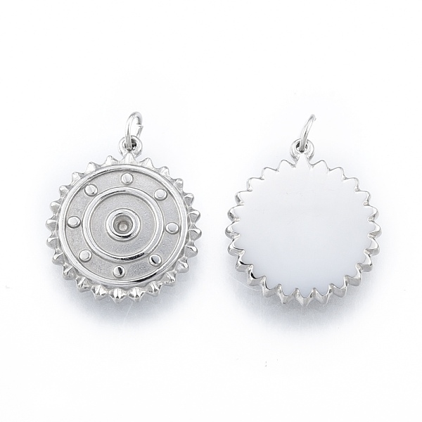 

PandaHall 304 Stainless Steel Pendant Rhinestone Settings, with Jump Rings, Sun, Stainless Steel Color, Fit for 1.8mm Rhinestone, 17x15x2mm...