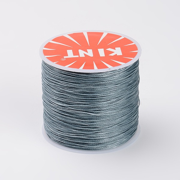 

PandaHall Round Waxed Polyester Cords, Gray, 0.45mm, about 174.97 yards(160m)/roll Waxed Polyester Cord Round Gray