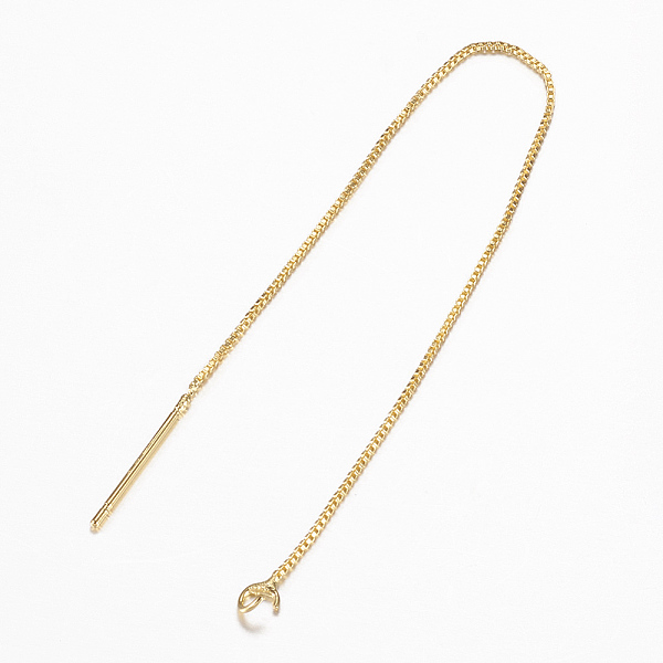 

PandaHall Brass Stud Earring Findings, with Loop, Ear Threads, Rack Plating & Long-Lasting Plated, Cadmium Free & Nickel Free & Lead Free...