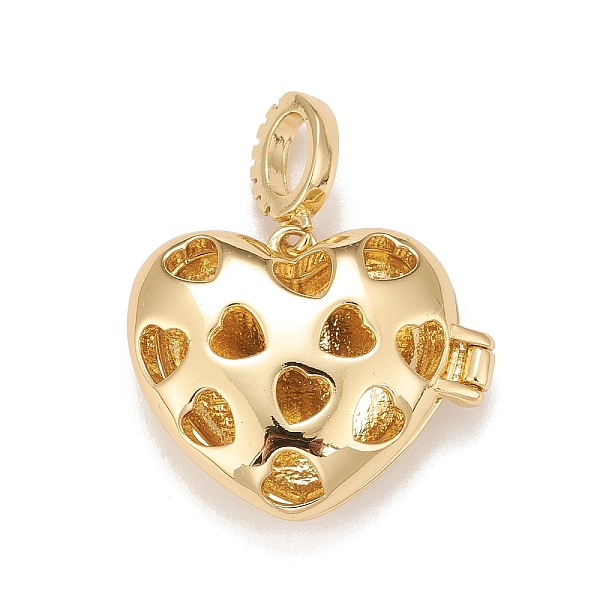 

PandaHall Brass Diffuser Locket Pendants, Picture Frame Charms for Necklace, Lead Free & Cadmium Free, Heart, Real 18K Gold Plated...