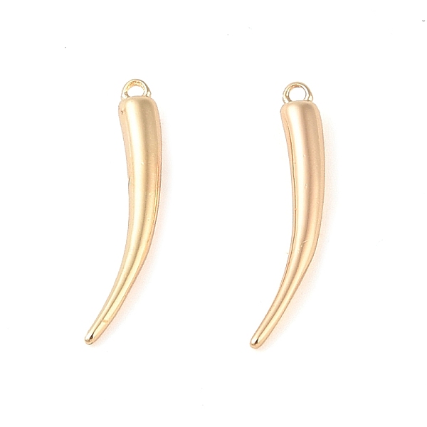 

PandaHall Brass Pendants, Pepper, Real 18K Gold Plated, 22x3.5x2.5mm, Hole: 1.2mm Brass Others