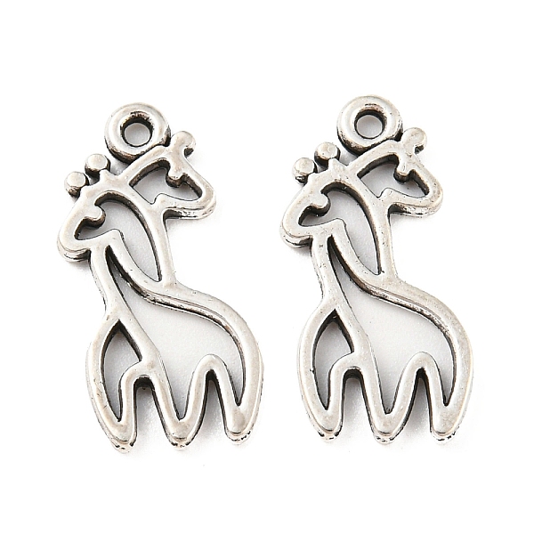 

PandaHall Tibetan Style Alloy Pendants, Cadmium Free & Lead Free, Deer Charm, Antique Silver, 20x10x1.5mm, Hole: 1.2mm, about 1388pcs/1000g...