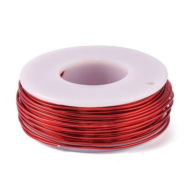 

PandaHall Round Aluminum Wire, Red, 18 Gauge, 1mm, about 23m/roll Aluminum Round Red