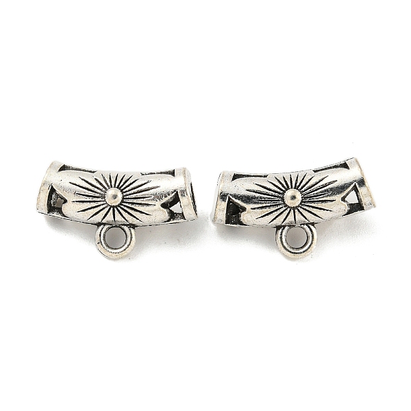 

PandaHall Tibetan Style Alloy Tube Beads, Cadmium Free & Lead Free, Column, Antique Silver, 10x17x7mm, Hole: 2mm, Inner Diameter: 3.5mm...