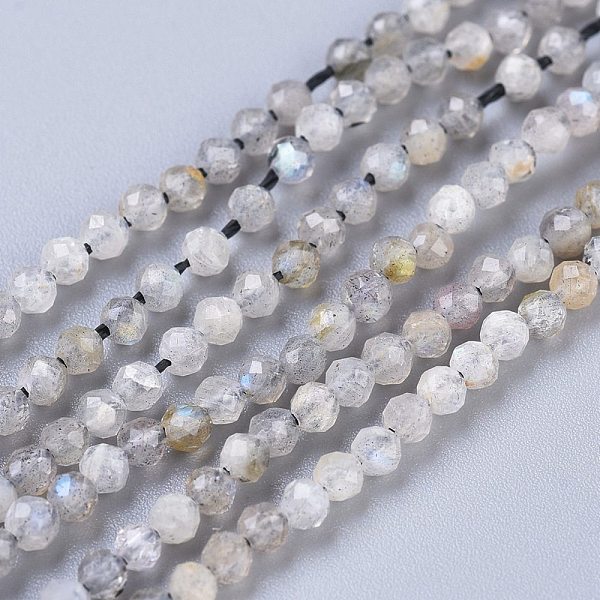 

PandaHall Natural Rainbow Moonstone Beads Strands, Round, Faceted, 2mm, Hole: 0.5mm, about 170~210pcs/strand, 15.16~15.94 inch(38.5~40.5cm)...
