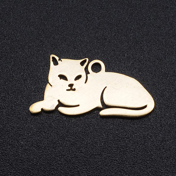 201 Pendentifs Chaton En Acier Inoxydable