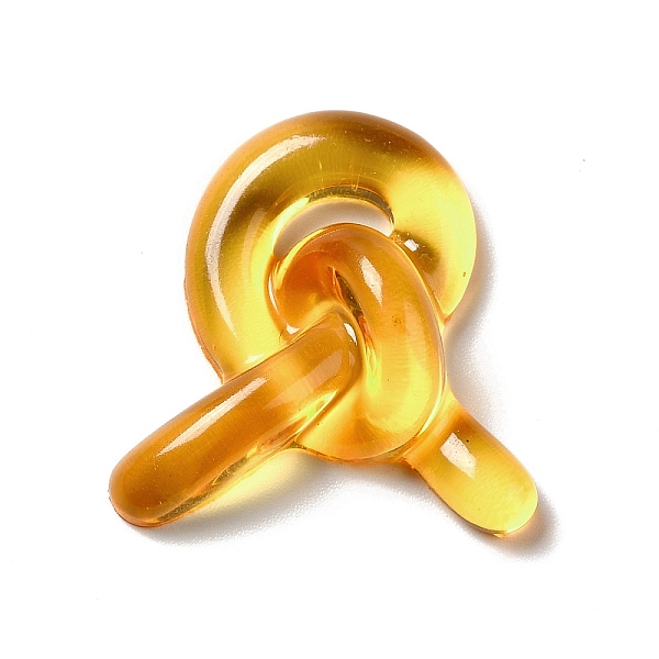 

PandaHall Transparent Resin Cabochons, Bowknot, Gold, 26x25~25.5x8mm Resin Bowknot Gold