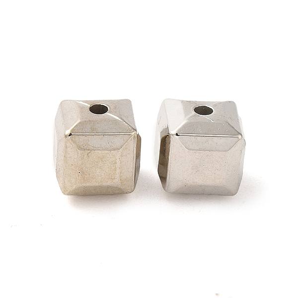 

PandaHall CCB Plastic Beads, Square, 7.5x7.5x7.5mm, Hole: 1.4mm Plastic Square