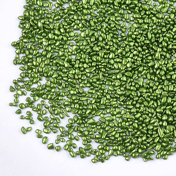 

PandaHall Baking Painted Glass Beads, For Nail Art Decoration Accessories, No Hole/Undrilled, Chips, Green, 1.5~5x1.5~2x1.5~2mm, about...