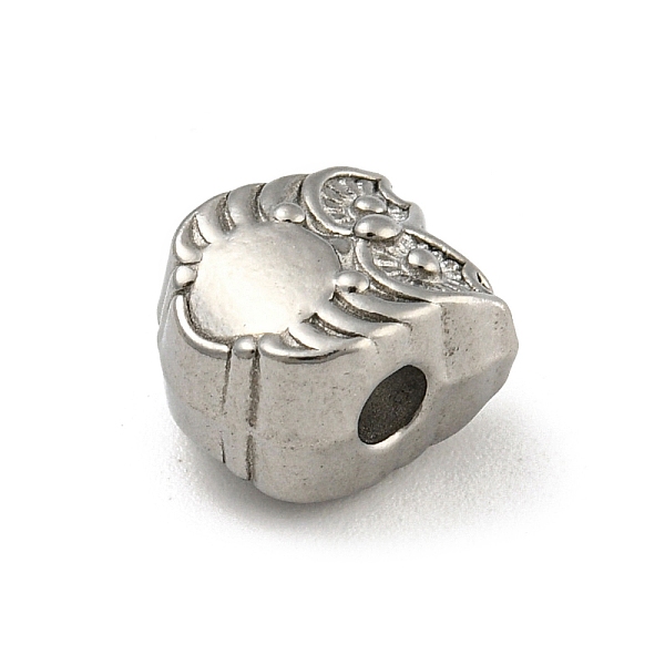 

PandaHall 304 Stainless Steel Beads, Owl, Stainless Steel Color, 10x8.5x7.5mm, Hole: 2.5mm 304 Stainless Steel Owl