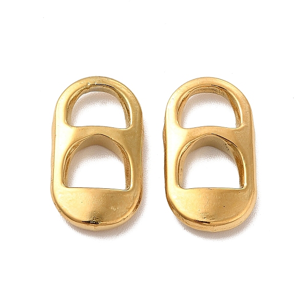 

PandaHall Vacuum Plating 304 Stainless Steel Links, Oval, Golden, 18x10x3mm, Hole: 6x5~6mm 304 Stainless Steel Oval