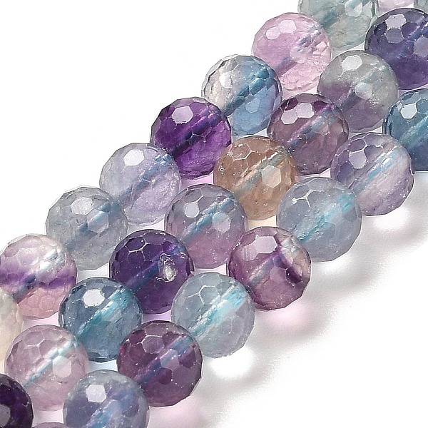 

PandaHall Natural Fluorite Beads Strands, Grade 2A, Faceted Round, 7.8~8.8mm, Hole: 1mm, about 47~49pcs/strand, 15.08''~15.24''(38.3~38.7cm)...