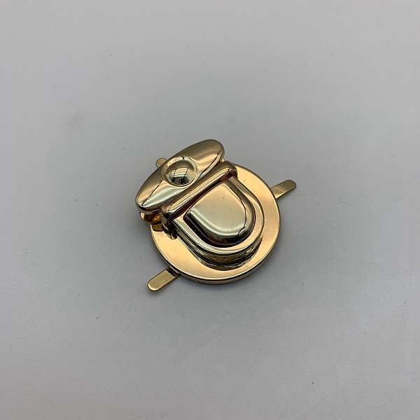 

PandaHall Alloy Bag Tuck Lock Clasps, Purse Thumb Locks, for Bag Replacement Accessories, Golden, 3.9cm Alloy Flat Round