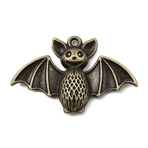 

PandaHall Tibetan Style Alloy Pendants, Cadmium Free & Lead Free, Bat, Antique Bronze, 26x40x6mm, Hole: 1.8mm, about 202pcs/1000g Alloy Bat