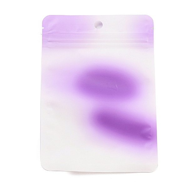 

PandaHall Gradient Color Plastic Zip Lock Bags, Resealable Packaging Bags, Rectangle, Plum, 15x10.5x0.02cm, Unilateral Thickness: 3.1 Mil..., Purple