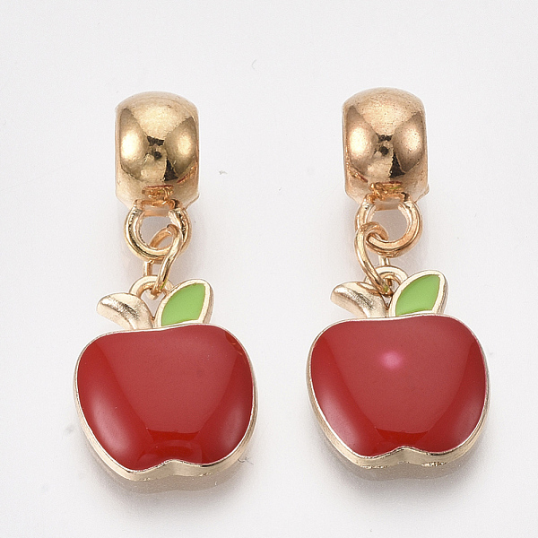 Golden Plated Alloy European Dangle Charms