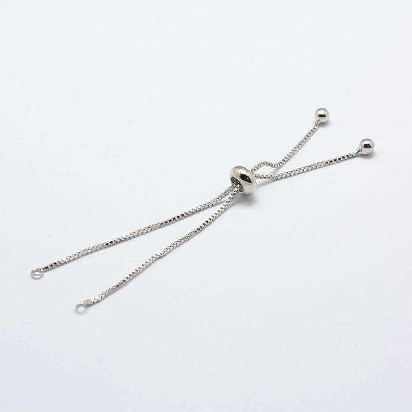

PandaHall Rack Plating Brass Chain Bracelet Making, Long-Lasting Plated, Slider Bracelets Making, Cadmium Free & Nickel Free & Lead Free...