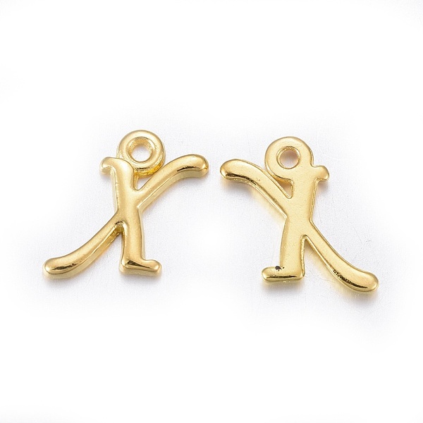 

PandaHall Golden Plated Alloy Letter Pendants, Rack Plating, Cadmium Free & Lead Free, Letter.X, 13x9x2mm, Hole: 1.5mm Alloy Letter