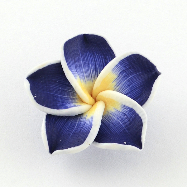 Handgemachten Polymer Clay 3 D Blume Plumeria Perlen