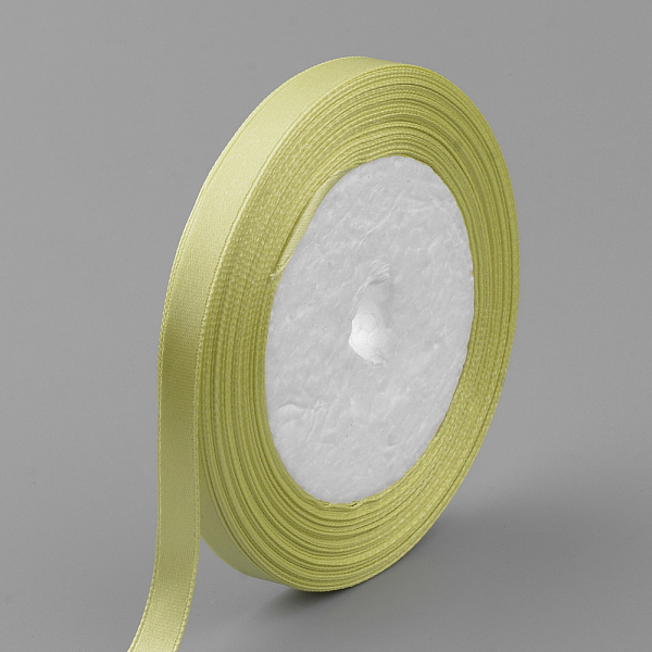 

PandaHall High Dense Single Face Satin Ribbon, Polyester Ribbons, Yellow Green, 3/8 inch(9~10mm), about 25yards/roll, about 10rolls/group...