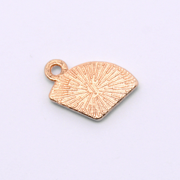

PandaHall Alloy Enamel Pendants, Fan with Flower, Dark Red, Golden, 13x10x1.7mm, Hole: 1.5mm Alloy+Enamel Fan Red