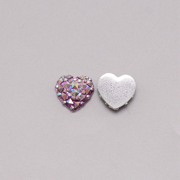 

PandaHall Plastic Cabochons, Clothing Accessories, Heart, Saddle Brown, 12x12x4mm, 200pcs/bag Plastic Heart