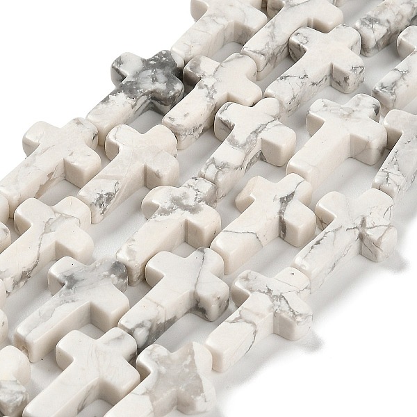 Natural Howlite Bea… - image