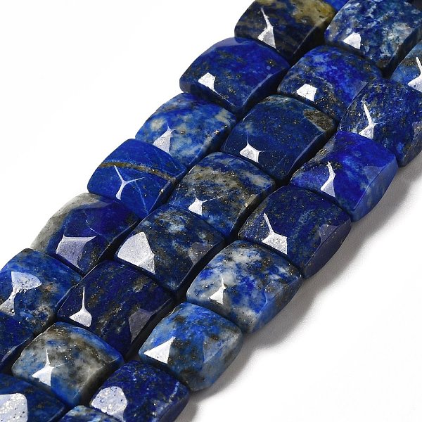 

PandaHall Natural Lapis Lazuli Beads Strands, Faceted, Square, 10x10x6mm, Hole: 0.9~1mm, about 19~20pcs/strand, 7.09~7.48 inch(18~19cm)...