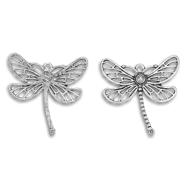 

PandaHall Tibetan Style Alloy Big Pendants, Cadmium Free & Lead Free, Dragonfly, Antique Silver, 60x60x7mm, Hole: 4mm, about 60pcs/1000g...