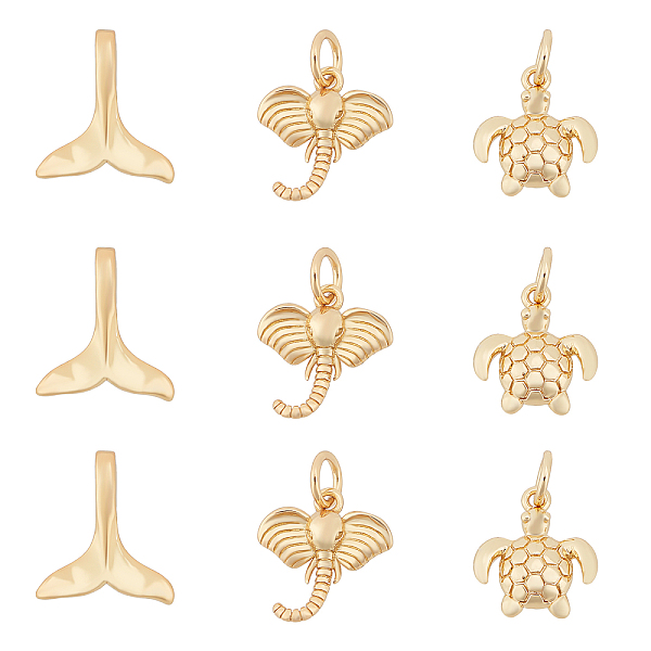 18Pcs 3 Style Brass… - image