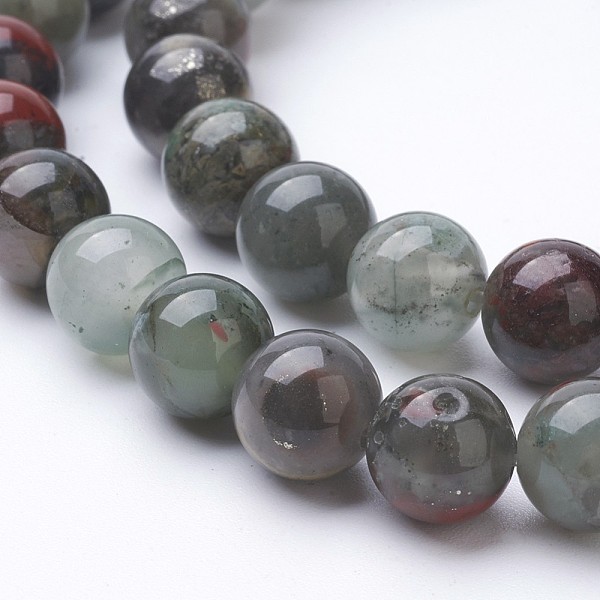 

PandaHall Natural Jasper Bead Strands, Round, 8~8.5mm, Hole: 1mm, about 48pcs/strand, 15.3 inch Other Jasper Round