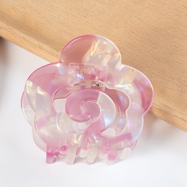 Flower Shape Hair Claw Clip