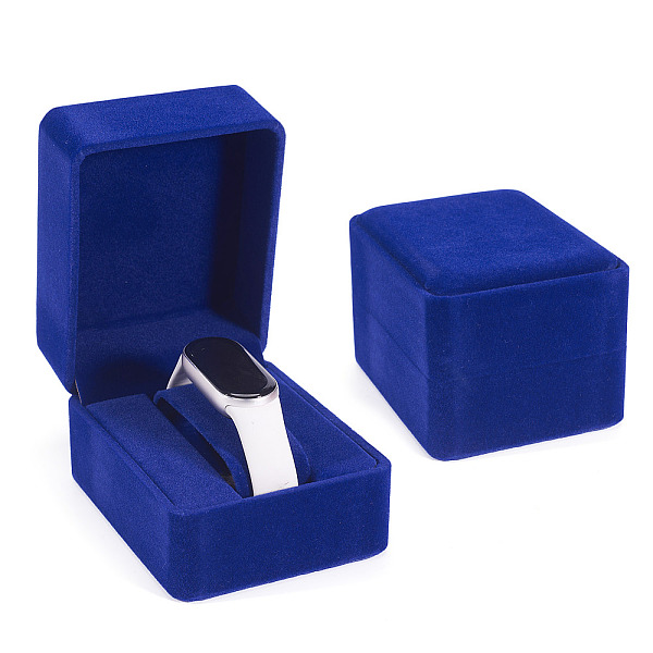 Boîtes à montres individuelles en velours