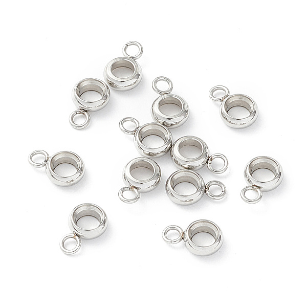 

PandaHall 201 Stainless Steel Tube Bails, Loop Bails, Ring Bail Beads, Stainless Steel Color, 8x5.5x2mm, Hole: 1.6mm 201 Stainless Steel...