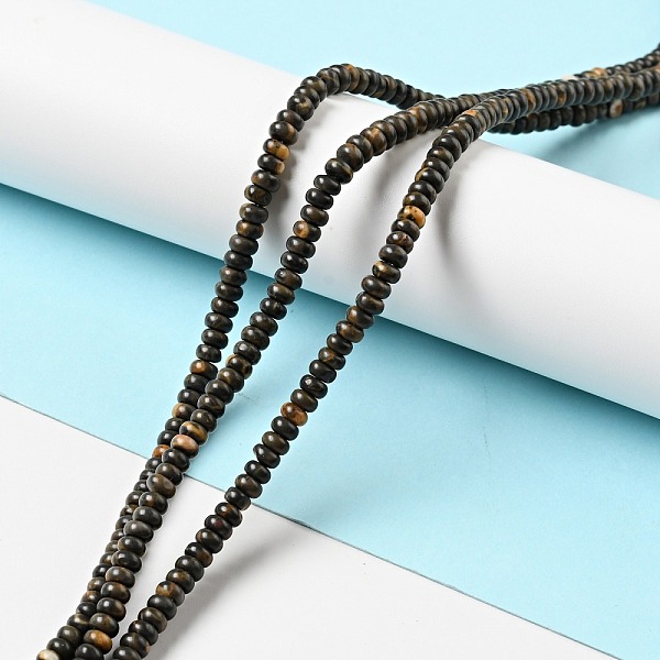 

PandaHall Natural Coffee Jasper Beads Strands, Rondelle, 4.3~4.7x2.5mm, Hole: 1mm, about 156pcs/strand, 15.91 inch(40.4cm) Other Jasper...