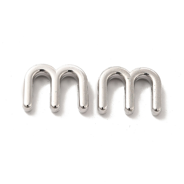 

PandaHall Alloy Beads, Long-Lasting Plated, Cadmium Free & Lead Free, Letter, Letter.M, 14x19x4.5mm, Hole: 2mm Alloy Letter M