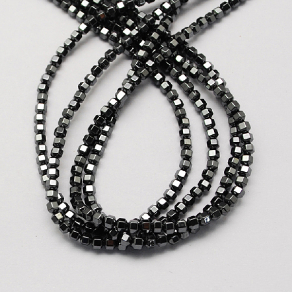 

PandaHall Non-magnetic Synthetic Hematite Beads Strands, Grade A, Hexagonal Prism, Black, 3x3mm, Hole: 1mm Non-magnetic Hematite Column...