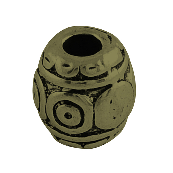 

PandaHall Tibetan Style Alloy Barrel Beads, Cadmium Free & Nickel Free & Lead Free, Antique Bronze, 7x6.5mm, Hole: 2mm, about 1470pcs/1000g...