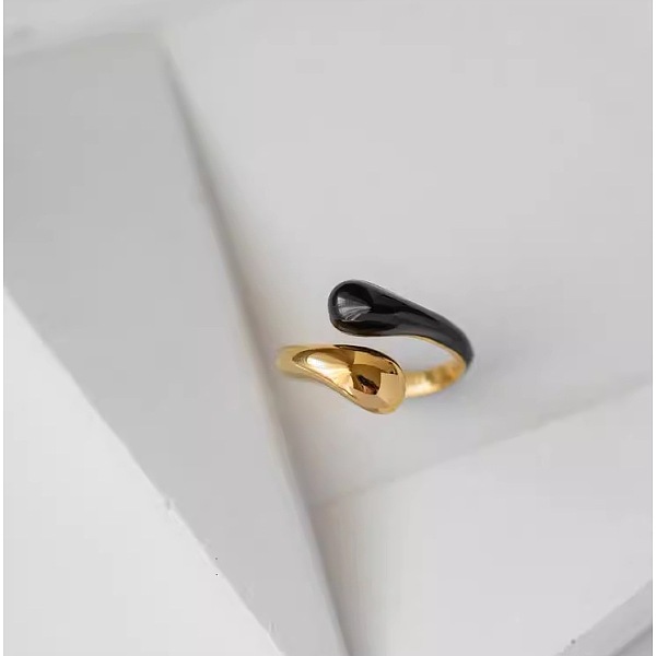 304 Stainless Steel Enamel Cuff Rings
