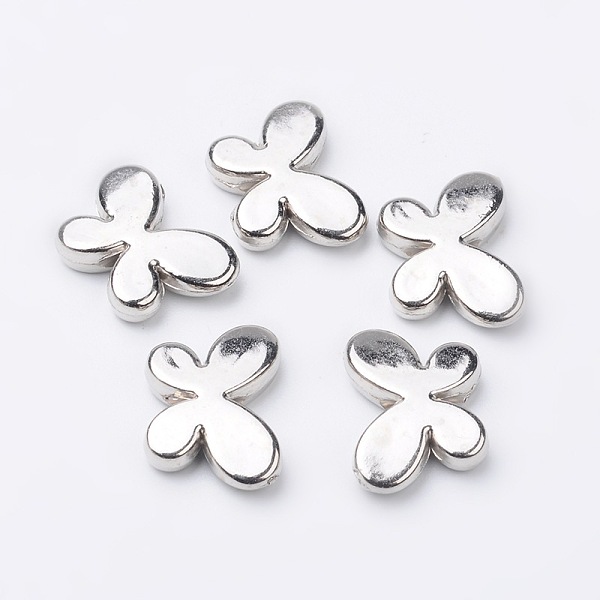 

PandaHall CCB Plastic Beads, Butterfly, Platinum, 17x12x4mm, Hole: 2mm Plastic Butterfly