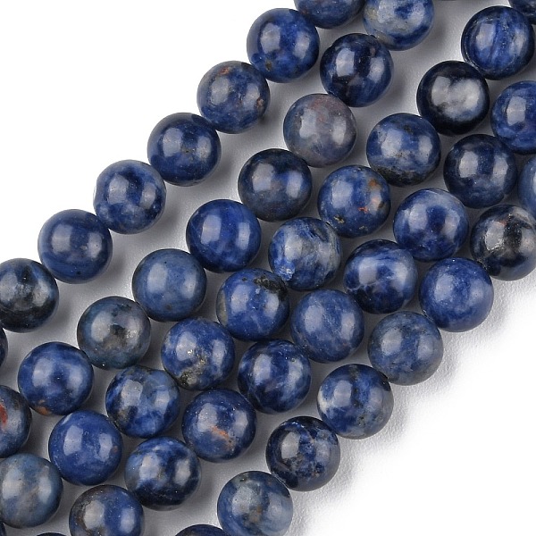 

PandaHall Natural Sodalite Beads Strands, Grade A, Round, 10mm, Hole: 1mm, about 37pcs/strand, 14.96 inch(38cm) Sodalite Round