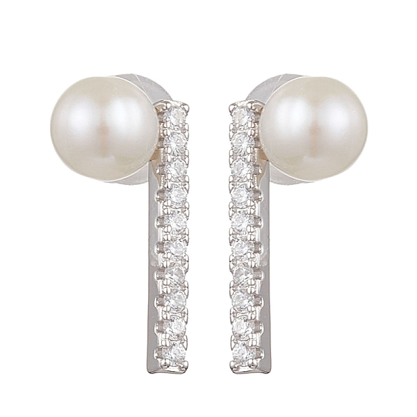 Natural Pearl Ear Studs