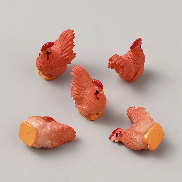 樹脂 3D 雄鶏の飾り
